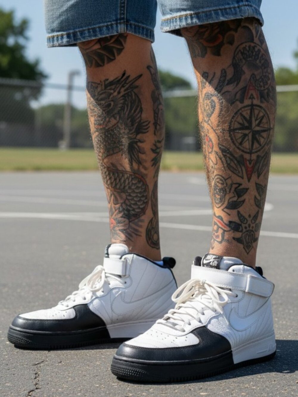 NIKE Jordan Fusion 12 AF1 Taxi Y2K VINTAGE Sneakers 10.5 White Black Hybrid